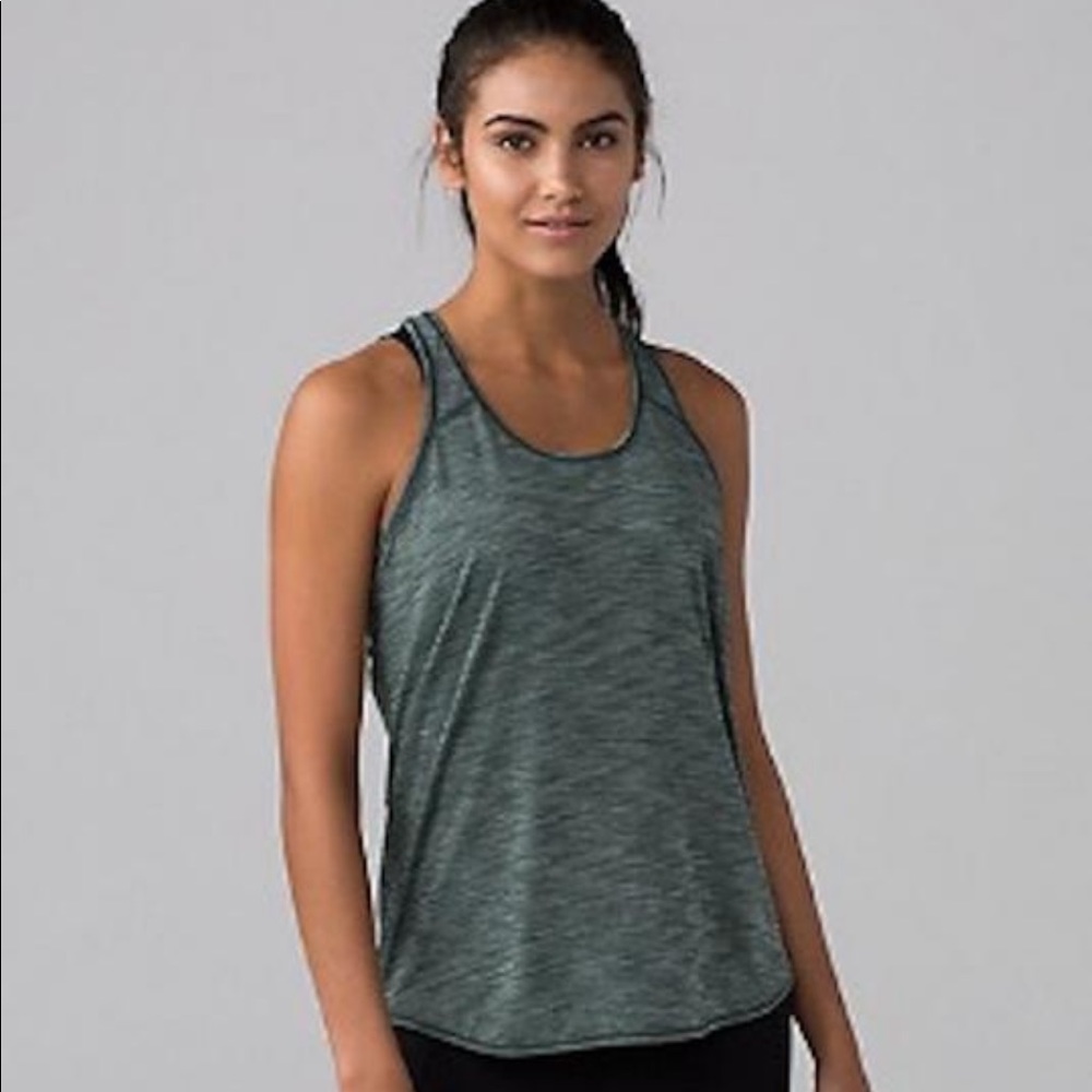Open back workout tank